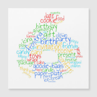 第6誕生日磁気カード