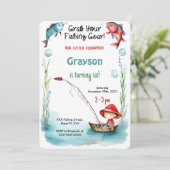 第6誕生日魚釣り 招待状 (スタンド正面)