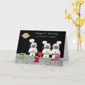 第6誕生日(孫グリーティングカード用) カード (黄色い花)