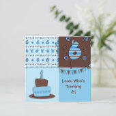 第6誕生日: 男の子: 招待状 (スタンド正面)