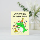 第6誕生日（私は6歳） 招待状 (スタンド正面)