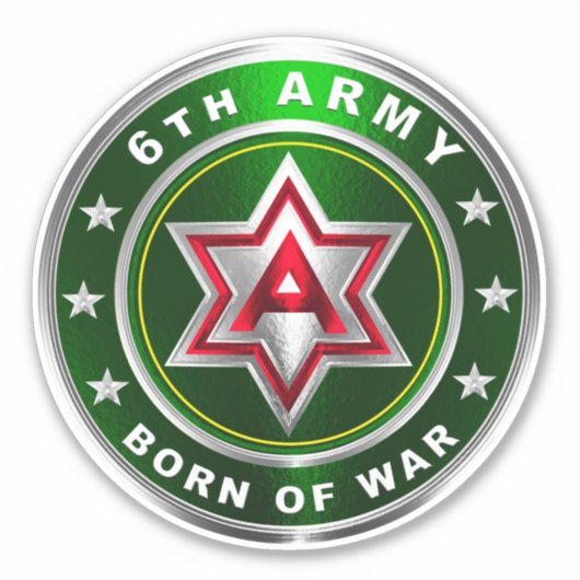 第6軍 シール (正面)