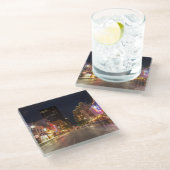 第6通りアットデュスクインダウンタウンオースティン，テキサス州 ガラスコースター (アングル)