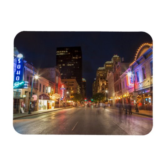 第6通りアットデュスクインダウンタウンオースティン，テキサス州 マグネット (横)