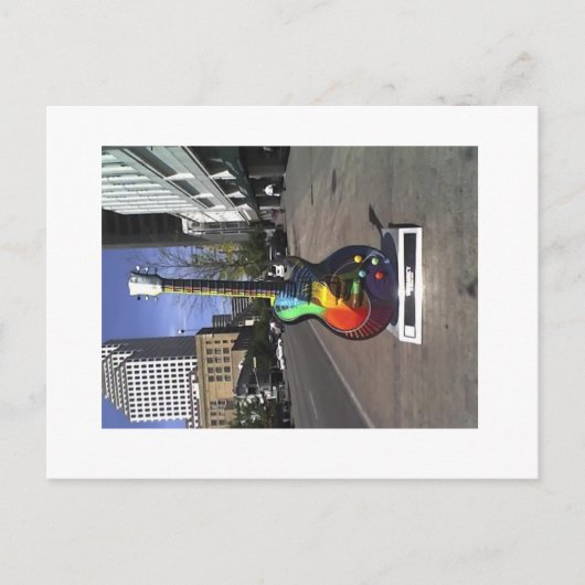 第6通りギター、オースティンシリーズ ポストカード (正面)