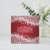 第60エレガント回誕生パーティきらめくー・ウェーブレッド 招待状 (スタンド正面)