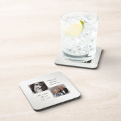 第60ダイヤモンドの結婚記念日の写真のコースター コースター (右側)