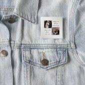 第60ダイヤモンドの結婚記念日の写真ボタン 缶バッジ (インサイチュ)