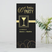 第60バースデーパーティ招待状-びっくりパーティ 招待状 (スタンド正面)