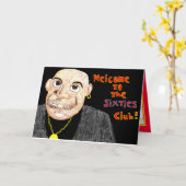 第60バースデー・カード カード (黄色い花)