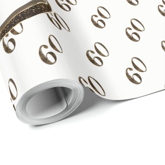 第60回ゴールデ結婚ン記念タイポグラフィ ラッピングペーパー (ロールコーナー)