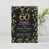 第60回サプライズ誕生日パーティーへの招待 招待状 (スタンド正面)