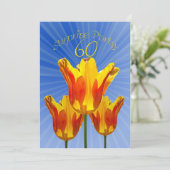 第60回サプライズ誕生日パーティーへの招待 招待状 (スタンド正面)