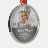 第60回ダイヤモンド周年記念シルバーダマスクリスマス メタルオーナメント (右)