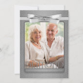 第60回ダイヤモンド周年記念ダマスクパーティーと写真 招待状 (正面)