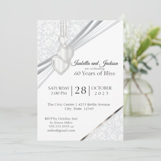 第60回ダイヤモンド記念デザイン 招待状 (スタンド正面)