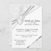 第60回ダイヤモンド記念デザイン 招待状 (正面/裏面)