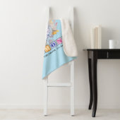 第60回ダイヤモンド記念日ガーベラ花ブルー シェルパブランケット (インサイチュ)