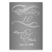 第60回ダイヤモンド記念日 テーブルナンバー (裏面)