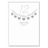 第60回ダイヤ結婚モンドハート記念日 テーブルナンバー (正面)