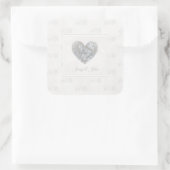 第60回ダイヤ結婚モンド周年記念ステッカー スクエアシール (バッグ)