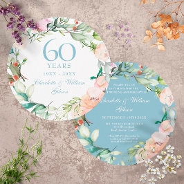 第60回ダイヤ結婚モンド周年記念バラ 招待状