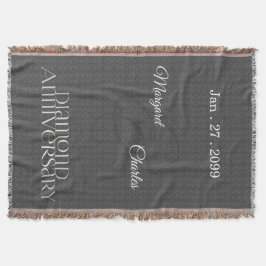 第60回ダイヤ結婚モンド記念日 |カスタムスロー スローブランケット