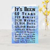 第60回ダイヤ結婚モンド記念日 カード (黄色い花)