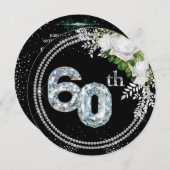 第60回ダイヤ結婚モンド記念日 招待状 (正面/裏面)