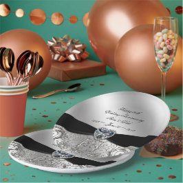 第60回ダイヤ結婚モンド記念紙プレート ペーパープレート