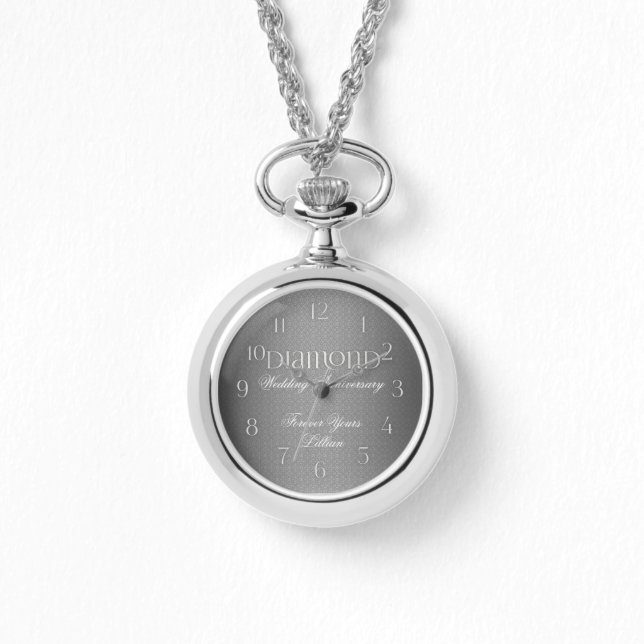 第60回ダイヤ結婚モンド記念 腕時計 (正面)