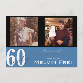 第60回バースデーパーティーへの招待 招待状