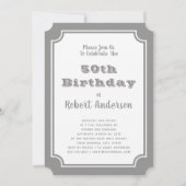 第60回バースデーパーティーカスタムカラー限定版 招待状 (裏面)