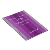 第60回バースデーパーティーゲストブックパープルノート ノートブック (右側)