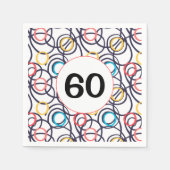 第60回バースデーパーティードルファンキーズ スタンダードカクテルナプキン (正面)