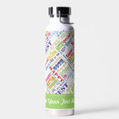 第60回バースデーパーティーパーソナライズされたプレゼント ウォーターボトル (左面)