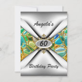 第60回バースデーパーティー招待60 招待状 (正面)