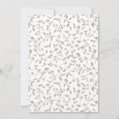 第60回バースデーパーティー水素朴色ワイルドフラワー 招待状 (裏面)