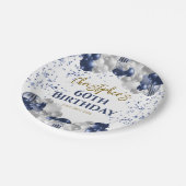 第60回バースデーパーティー海軍バルーン ペーパープレート (アングル)