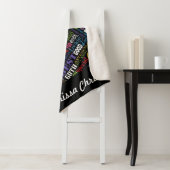 第60回バースデーパーティー特別モノグラパーソナライズされたム シェルパブランケット (インサイチュ)