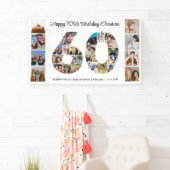 第60回バースデーパーティー第60回フォトコラージュ 横断幕 (インサイチュ)