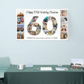 第60回バースデーパーティー第60回フォトコラージュ 横断幕 (トレードショー)