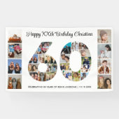 第60回バースデーパーティー第60回フォトコラージュ 横断幕 (横)