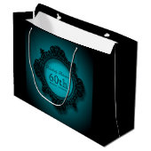 第60回ビットデイお祝いパーソナライズされた抱き枕 ラージペーパーバッグ (正面アングル)