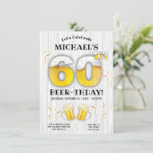 第60回ビールバースデーパーティーマイルストン招待状 招待状 (スタンド正面)