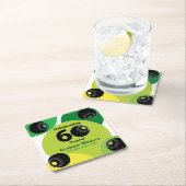 第60回ローンボウル裸足ボーリング誕生会 スクエアペーパーコースター (インサイチュ)