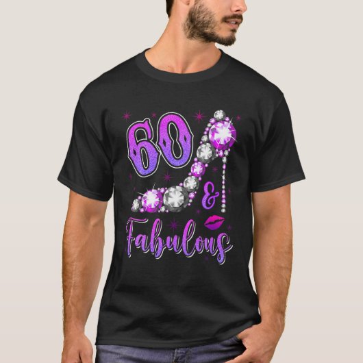 第60回誕生日ギフトティー(女性60名) Tシャツ (正面)