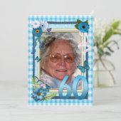 第60回誕生日パーティーの招待 招待状 (スタンド正面)