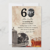 第60回誕生日パーティー | オールドタイマカー&ウイスキー 招待状 (正面)