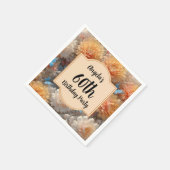 第60回誕生日パーティー スタンダードカクテルナプキン (角)